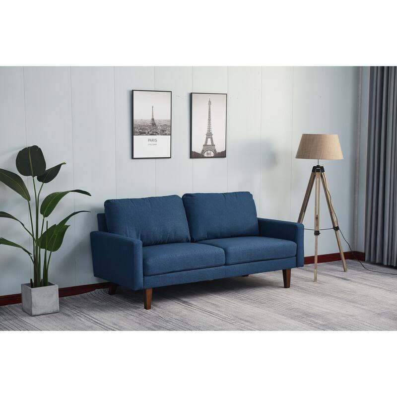 Adelaide 70'' Linen Square Arm Sofa