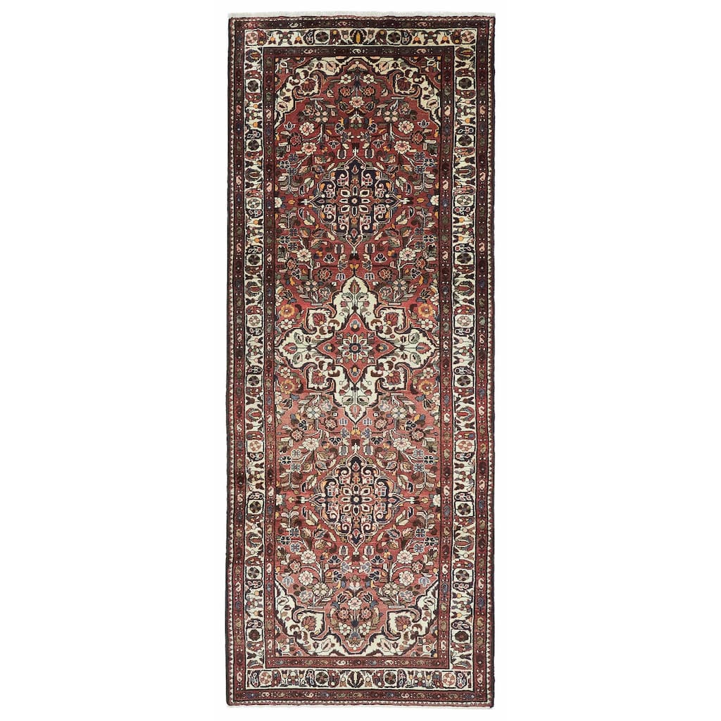 ECARPETGALLERY Hand-knotted Anadol Red Wool Rug - 3'10 x 10'3