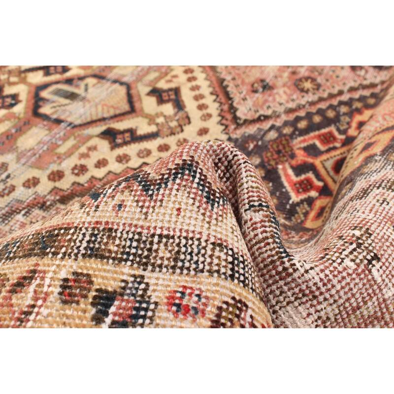 ECARPETGALLERY Hand-knotted Antalya Vintage Copper Wool Rug - 4'2 x 6'5