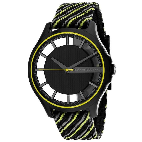 Shop Armani Exchange Men S Classic Ax2402 Black Dial Watch Overstock 24217663