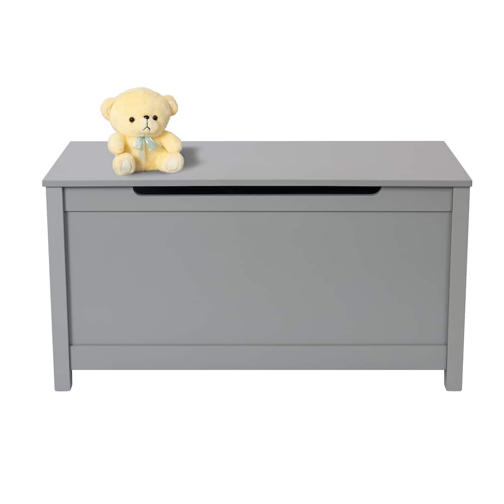 31.5"W Simple Wooden Toy Box