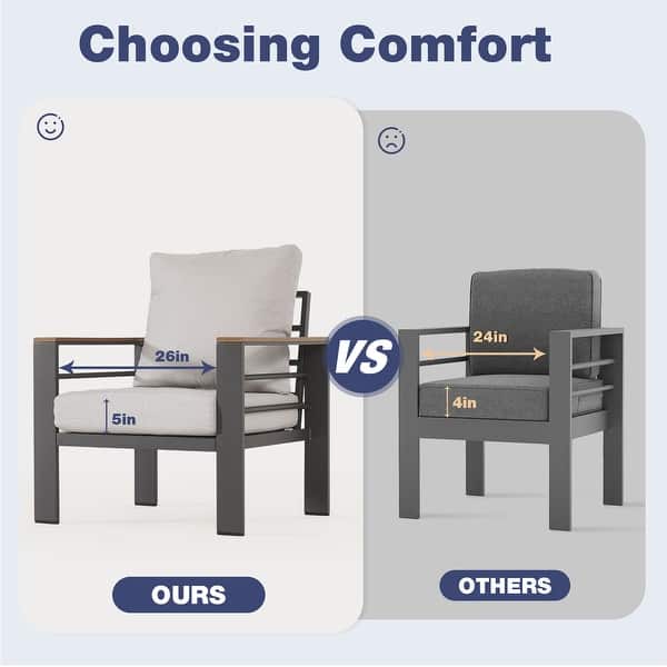 Aluminum Outdoor Patio Furniture Set