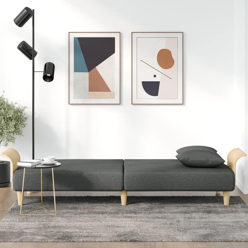 vidaXL Sofa Bed with Armrests Fabric Sofa Recliner Sleeper Sofa Daybed Couch - 88.2" x 35" x 27.6"