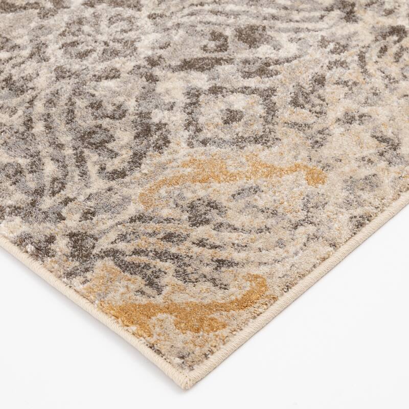 Loomaknoti Mendez Ottilie Gray Area Rug