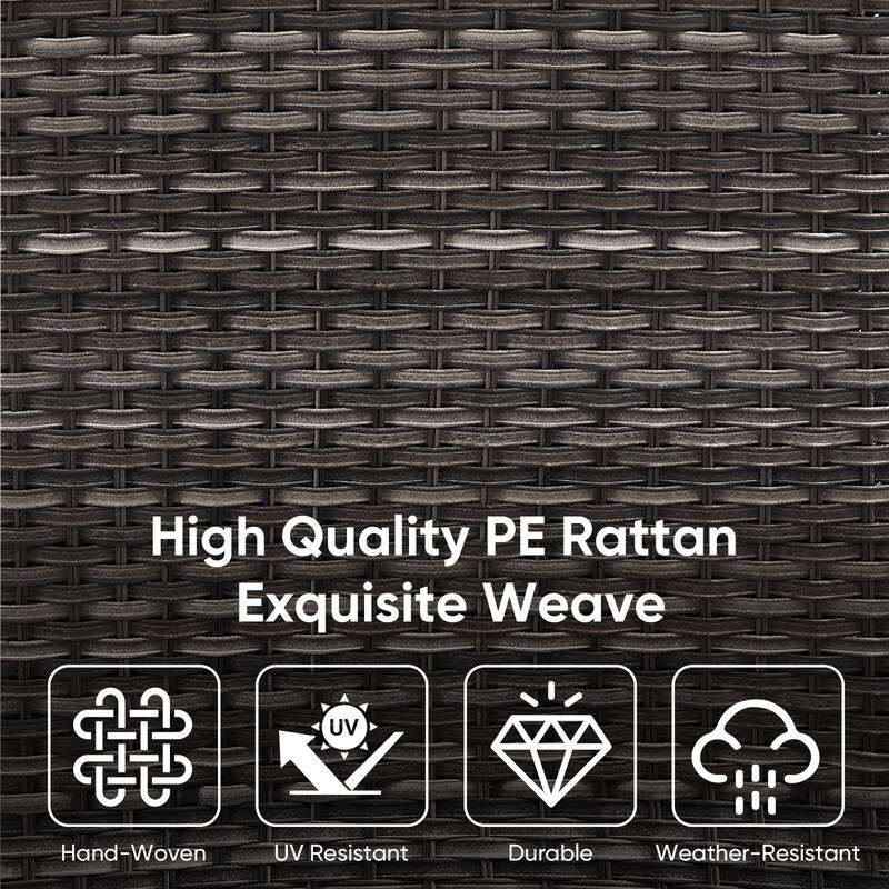 Fire Pit Table with Outdoor Patio Chairs Grey-Red - Grey