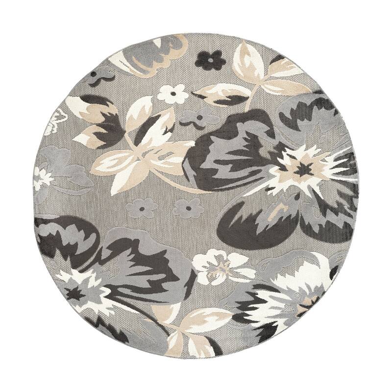 Bergamo Contemporary Floral Indoor/Outdoor Area Rug