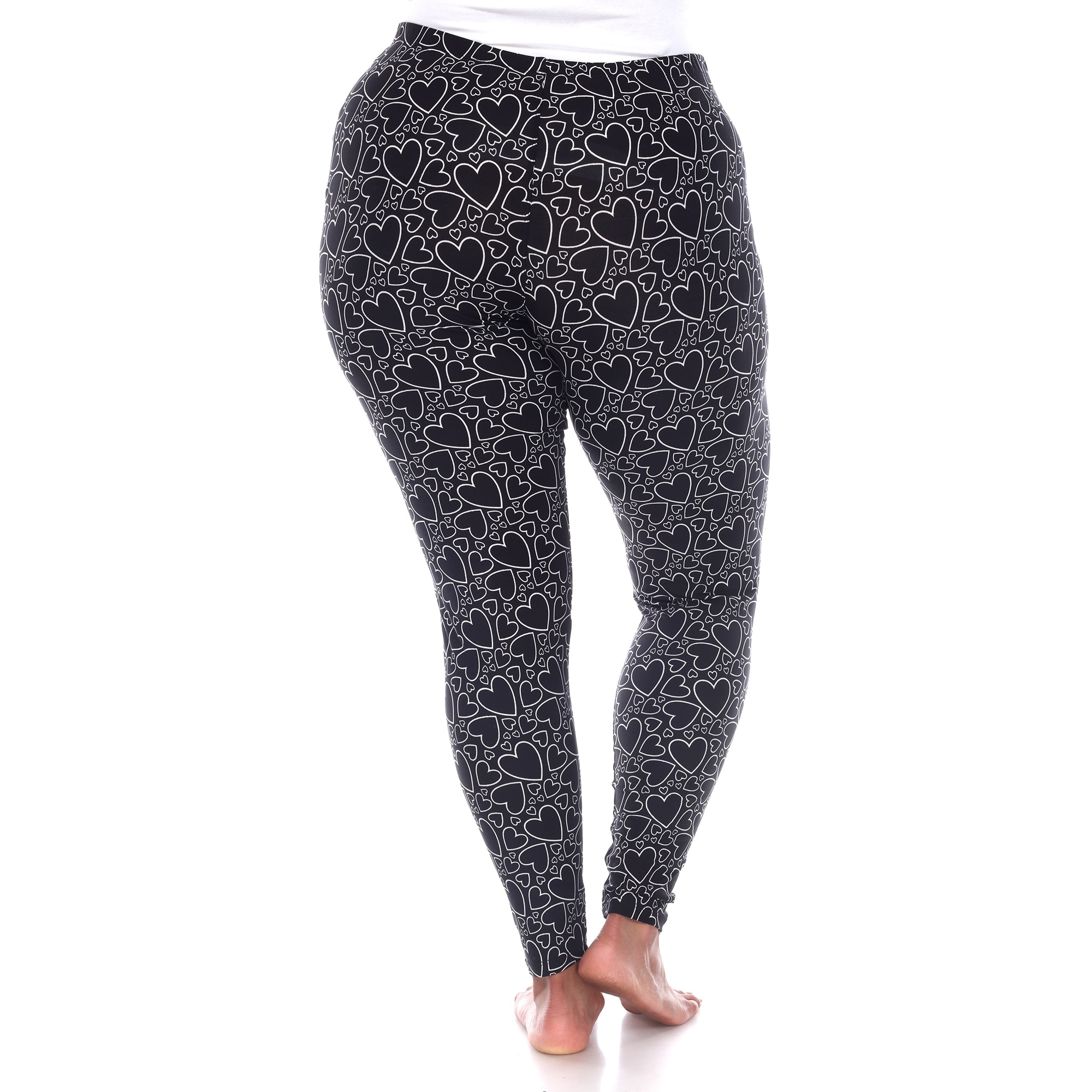 plus size patterned leggings