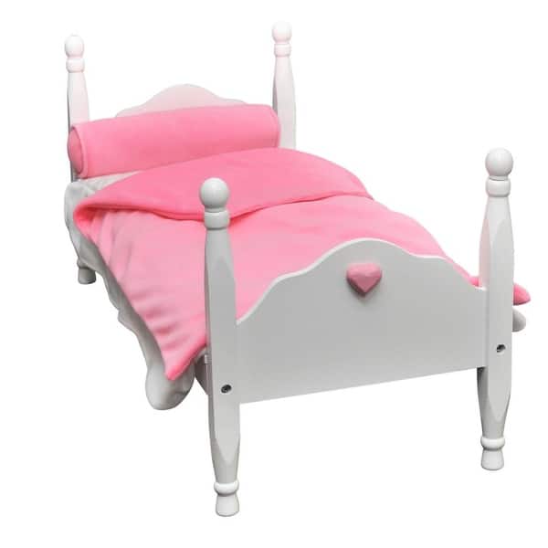Shop White Single Stacking 18 Inch Doll Bed Bedroom