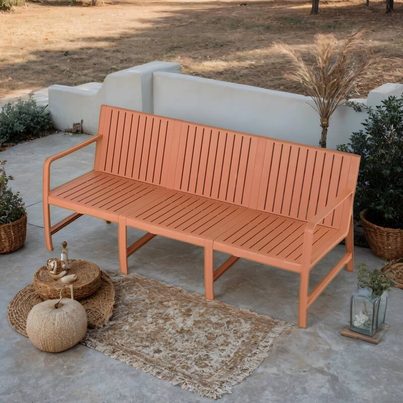 Malwee Indoor/Outdoor Furniture Chair Set with Table, All-Weather UV Resistant PP Material, for Garden, Balcony & Living Room