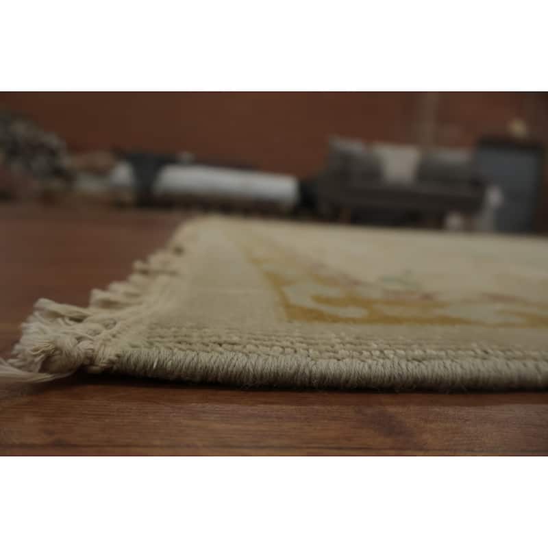 Hand Knotted Oriental 100% Wool Carpet Traditional Floral Greys & Charcoal Ziegler Area Rug - 12' 1'' X 8' 6''