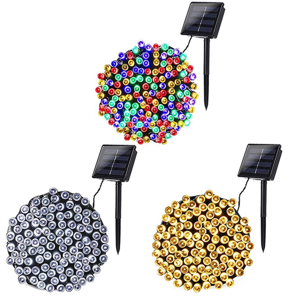 8 Modes 12m 100 LED Solar Fairy Lights