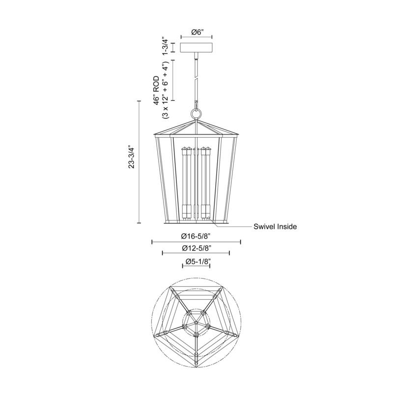 Alora Lighting PD317122 Delphine 17" Wide LED Pendant