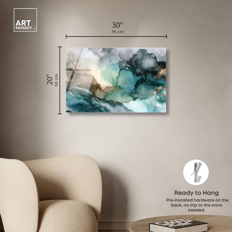 Veiled Inlet Acrylic by Art Remedy, Ready to Hang