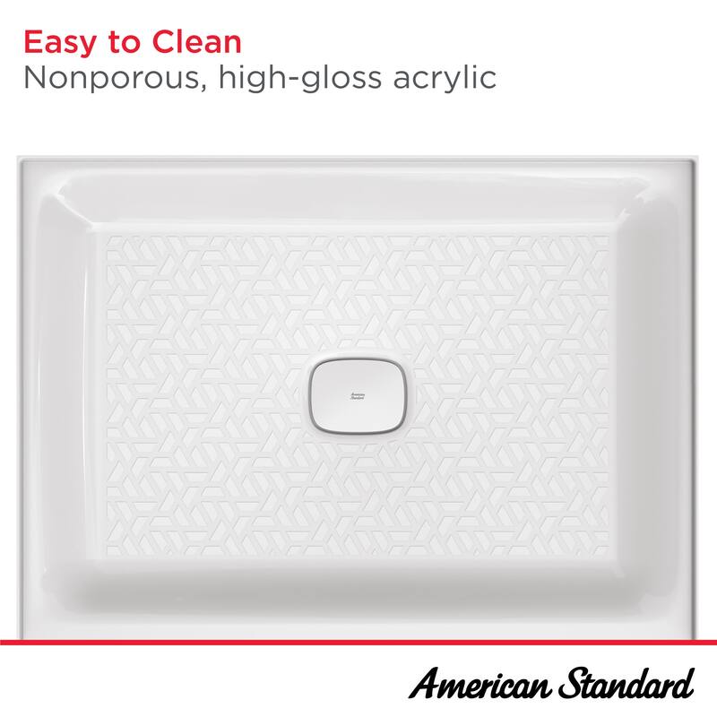 American Standard A8022T.CO Aspirations 48" x 36" Rectangular Shower