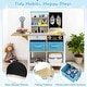 preview thumbnail 8 of 18, Gymax Play Doctor's Office w/Blackboard Pet Scale Faucet Folding