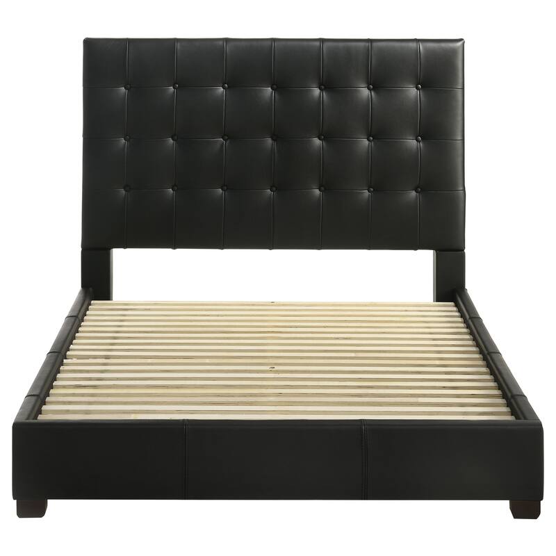 Medley Genuine Leather Platform Bed