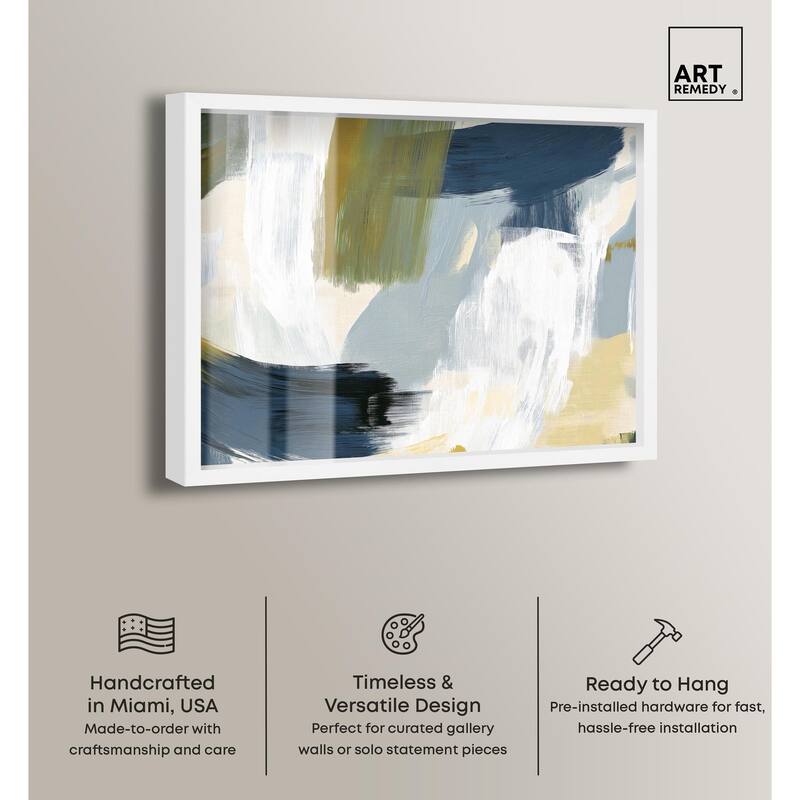 Moss Layers II Shadowbox by Art Remedy