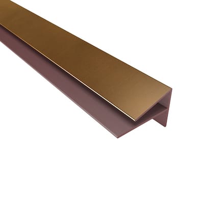 FASÄDE 47 in. Decorative Vinyl Outside Corner Trim Oil Rubbed Bronze (5 Pack) - 5 Pack