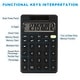 Desktop Basic Calculator with 12 Digit LCD Display, Battery Powered ...