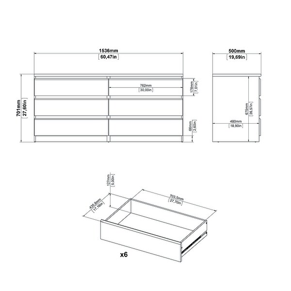 Porch & Den McKellingon 6-drawer Double Dresser