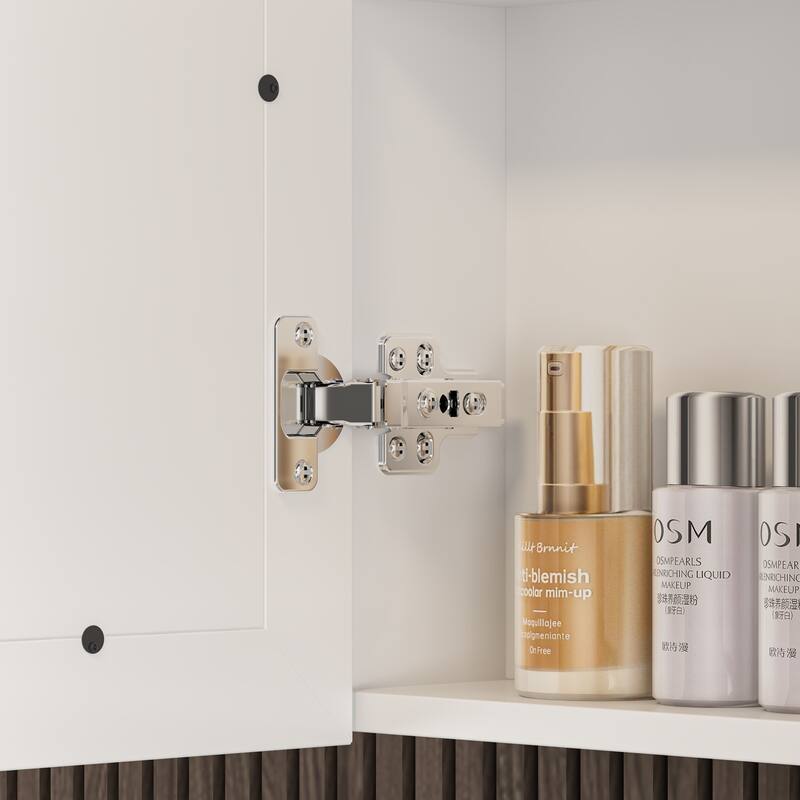 Wall LED Bathroom Cabinet with Lighting and Defogger Medicine Cabinet
