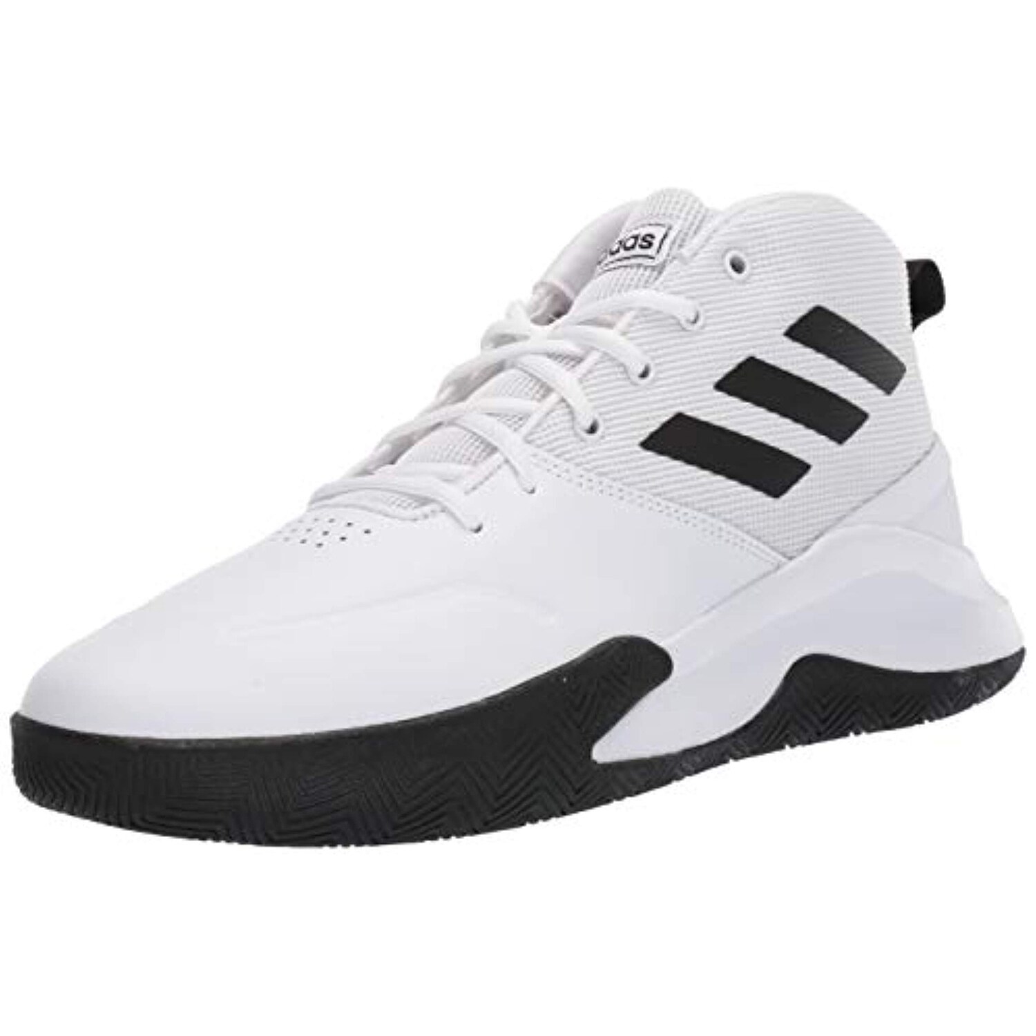 Shop Adidas Men S Ownthegame Basketball Shoe Black White 13 M Us
