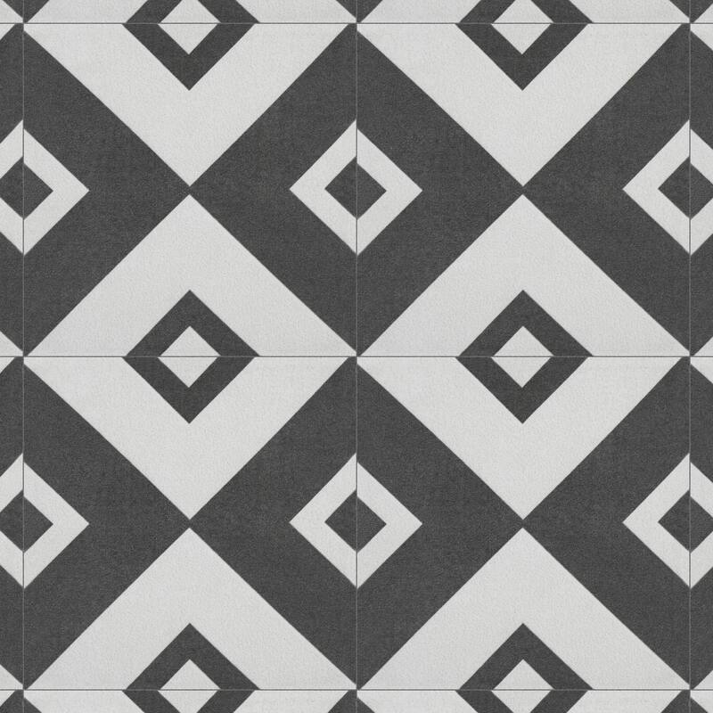 Merola Tile Twenties Mini Vertex 3-7/8" x 3-7/8" Ceramic Floor and Wall Tile