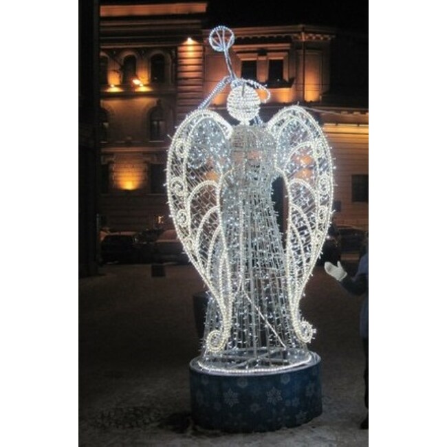 Shop 9 75 Pre Lit Trumpeting Angel Commercial Christmas Outdoor