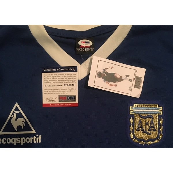 Shop Diego Maradona Autographed Argentina 1986 World Cup Signed Soccer Jersey Psa Dna Coa Overstock 22252736