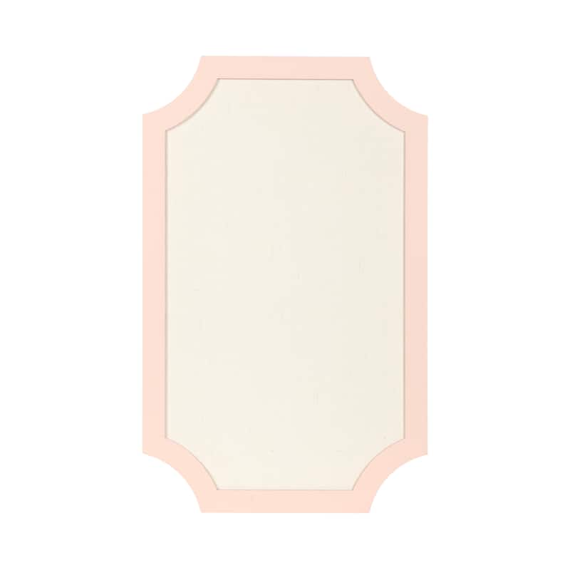 Kate and Laurel Holbrook Scalloped Rectangle Framed Pinboard