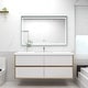 preview thumbnail 1 of 39, Selina 60" Wall Mounted Vanity with Single Sink