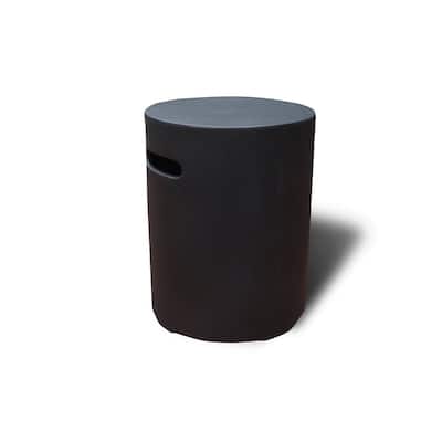 Modeno Black Propane Tank Cover Fire Pit Round 20" Outdoor