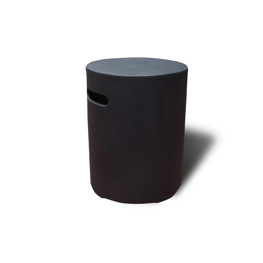 Modeno Black Propane Tank Cover Fire Pit Round 20" Outdoor