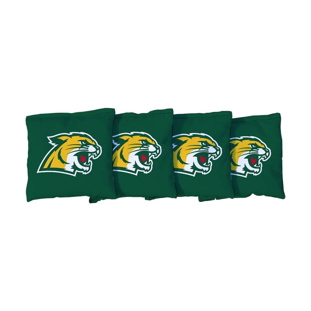 Northern Michigan Wildcats Green Cornhole Bags