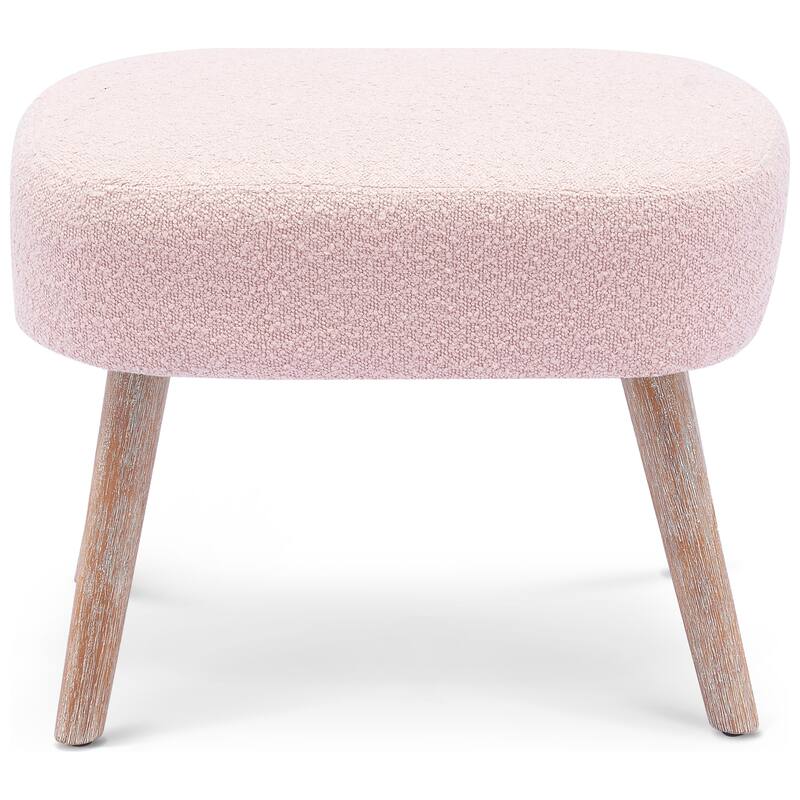 Boucle Polyester Upholstered Living Room Set - Stain Resistant (2-Piece Set)
