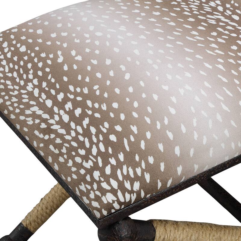 Uttermost Fawn Natural Rope Small Bench