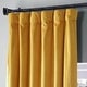 preview thumbnail 25 of 165, Exclusive Fabrics Signature Plush Velvet Hotel Blackout Curtains (1 Panel) - Luxury Soft Drapery for Light Control & Elegance