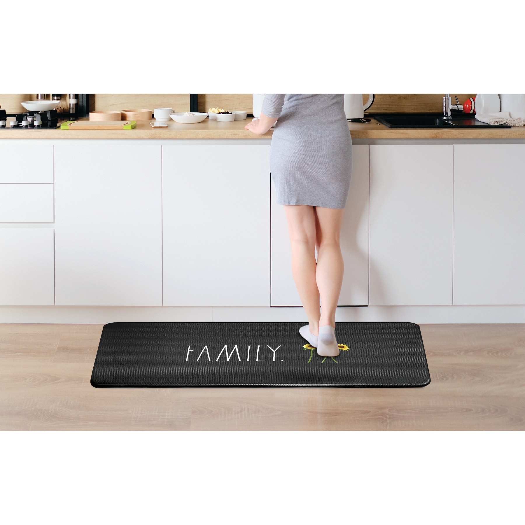 Anti Fatigue Kitchen Mats for Floor, Memory Foam Cushioned Rugs