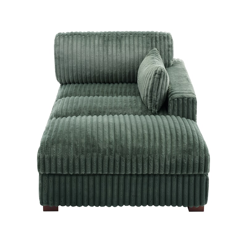 Oversized L-Shape Upholstered Chaise Lounge Sofa Couch