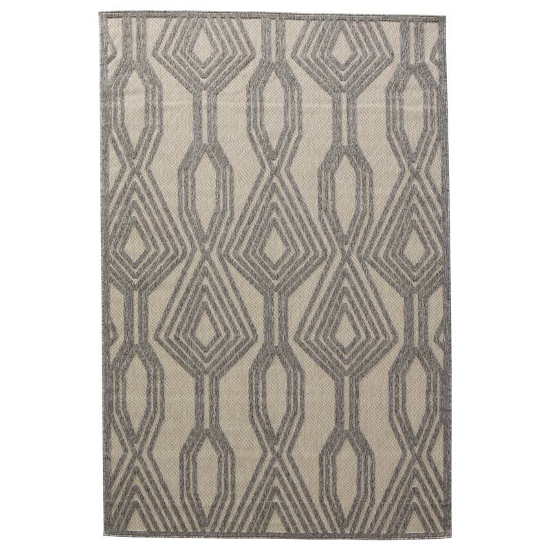 Nikki Chu Adana Indoor/ Outdoor Trellis Area Rug