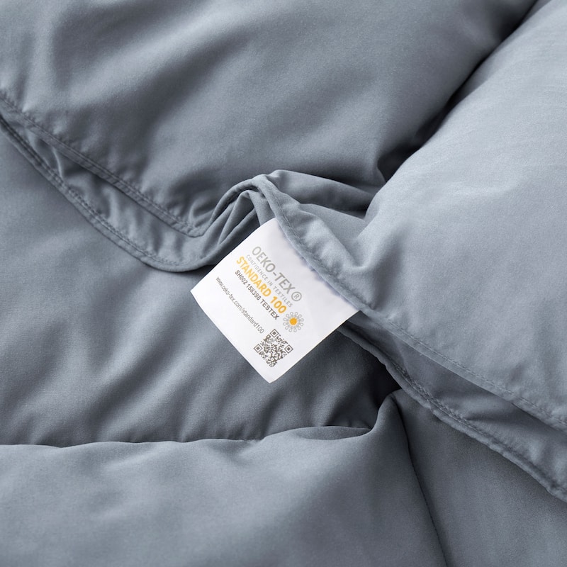 All Season & Lightweight Ultra Soft 360 TC White Goose Down Duvet Comforter