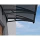 preview thumbnail 7 of 12, Aquila 3 ft. x 7 ft. Gray/Solar Gray Door and Window Fixed Awning