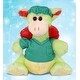 preview thumbnail 5 of 4, DolliBu Dragon Doctor Plush Toy with Cute Scrub Uniform and Cap Outfit - 8 inches