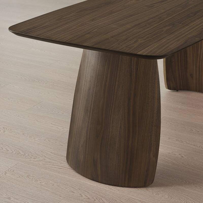 Spruce & Spring 71 inch Dining Table for 4-6 Self-Leveling Kitchen Dining Room Table