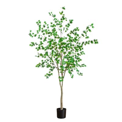 7-ft Artificial Maple Tree - Green