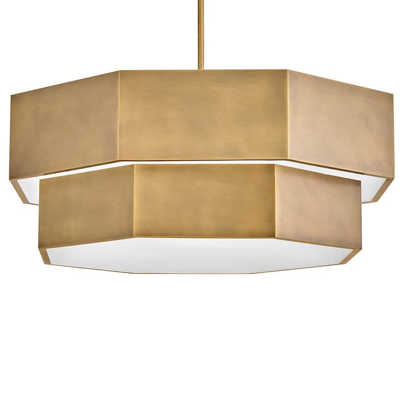 Hinkley Lighting 46995 Facet 12 Light 38" Wide Waterfall Chandelier