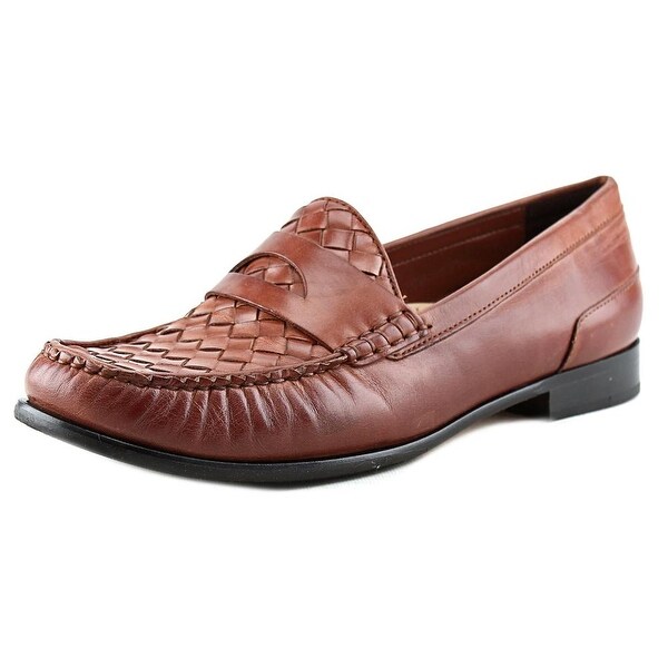 cole haan moc toe leather loafers