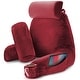 preview thumbnail 47 of 143, Nestl Memory Foam Reading Pillow with Backrest, Arms and Pockets Large - Burgundy