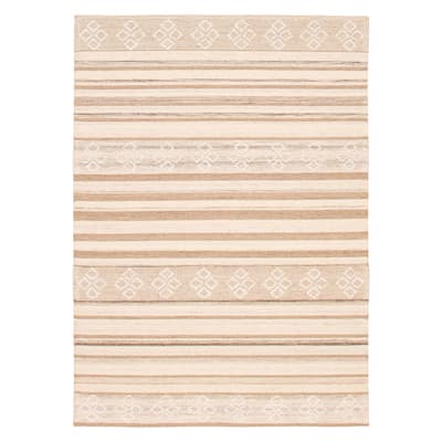 Marrakech Ivory Kilim 5'2" x 7'5" - 5'2 x 7'5