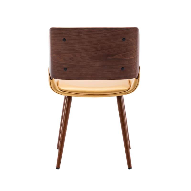 Porthos Home Basil Faux Leather Mid-Century Dining Chair